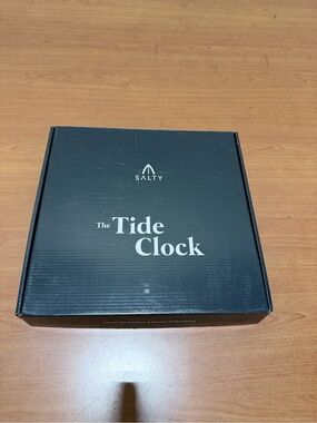Salty Pacific Coast Tide Clock, 12.5” Diameter